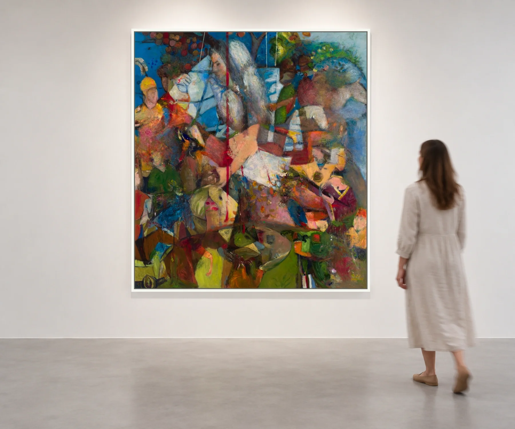 Installation view of Mirror Bearer