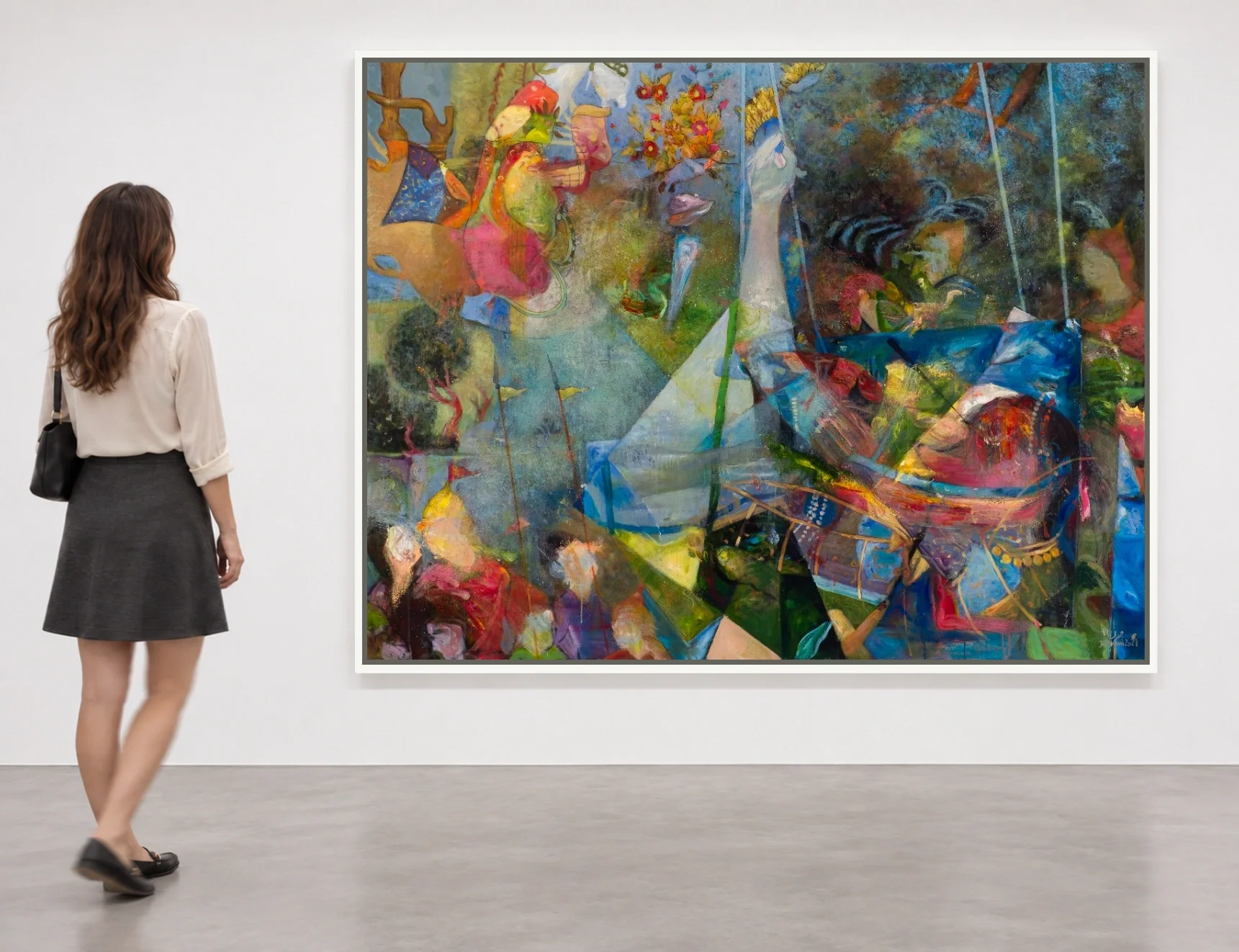 Installation view of Grace