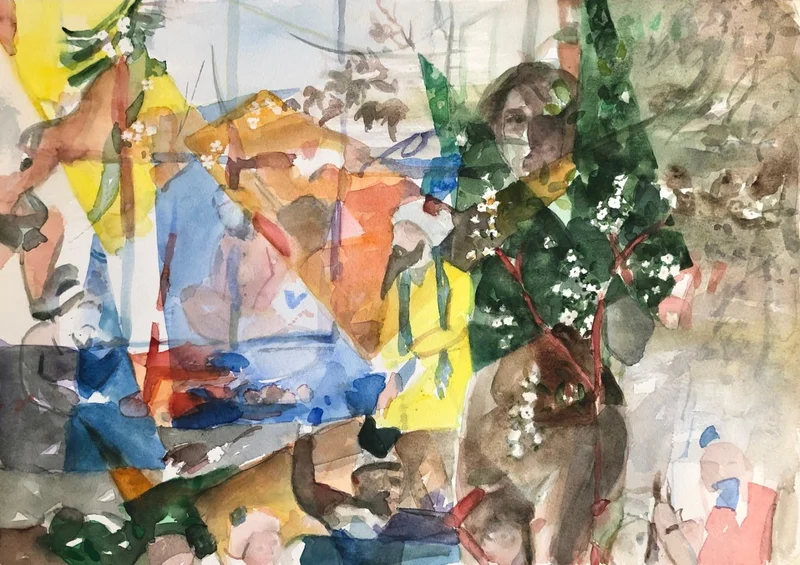 Behind the Blossoms